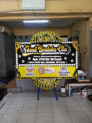 Papan Bunga di Tpu Tanah Kusir